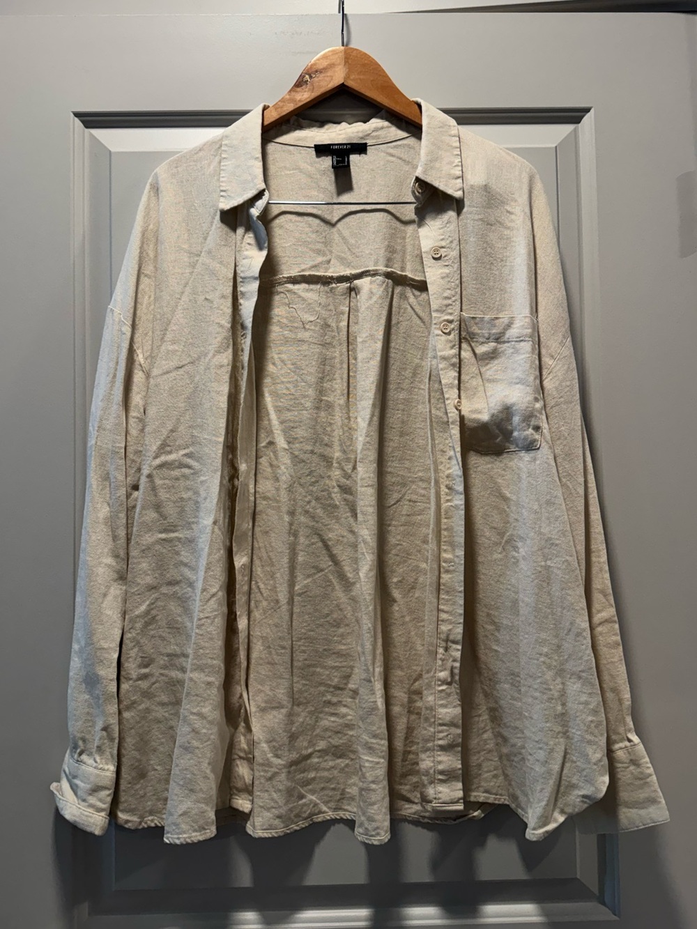 forever21 linen top